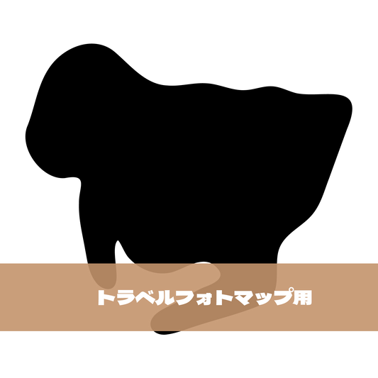 写真シール（23:愛知県）トラベルフォトマップ用【日本地図】