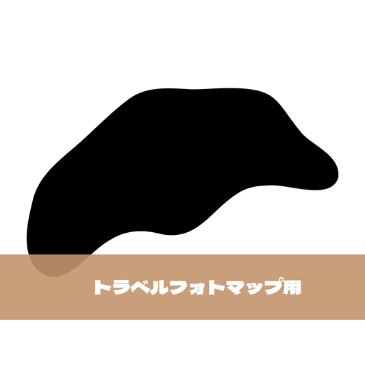 写真シール（37:香川県）トラベルフォトマップ用【日本地図】